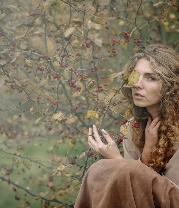 Person looking at a serene landscape, feeling refreshed and focused.